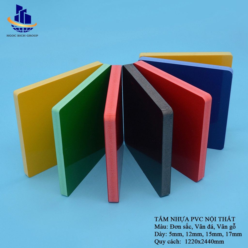 Tấm nhựa PVC foam 8mm 0.5g/cm3