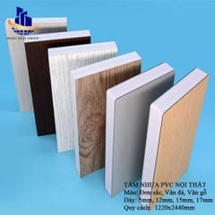 Tấm nhựa PVC foam 8mm 0.6g/cm3
