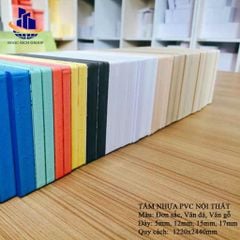Tấm nhựa PVC foam 8mm 0.5g/cm3