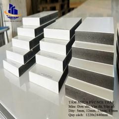 Tấm nhựa PVC than tre nội thất 15mm 0.5g/cm3