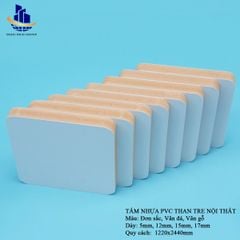 Tấm nhựa PVC than tre nội thất 15mm 0.6g/cm3