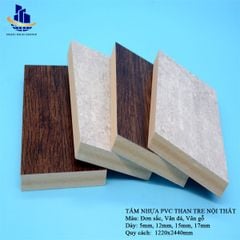 Tấm nhựa PVC than tre nội thất 15mm 0.5g/cm3