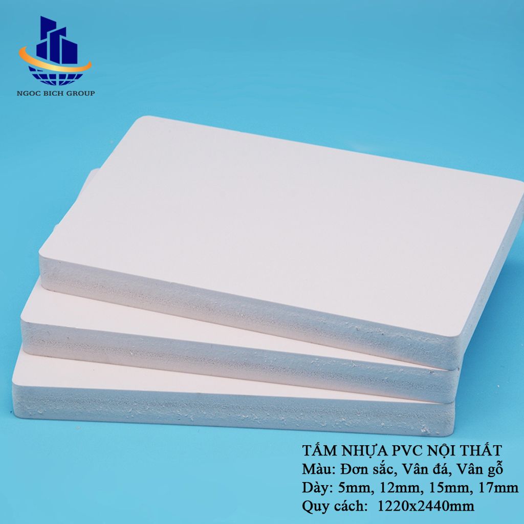 Tấm nhựa PVC than tre nội thất 15mm 0.6g/cm3