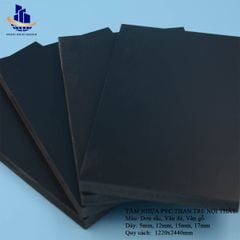 Tấm nhựa PVC than tre nội thất 15mm 0.5g/cm3