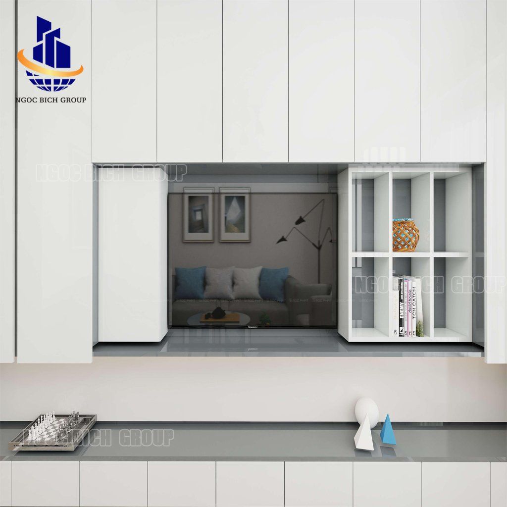 Tấm nhựa PVC than tre ghi nhạt siêu bóng 17mm 0.6g/cm3