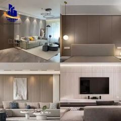 Tấm nhựa PVC than tre nội thất 12mm 0.5g/cm3