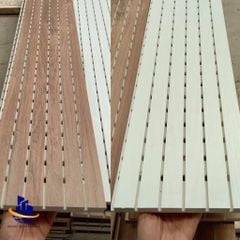 Tấm nhựa PVC tiêu âm xẻ rãnh 15mm