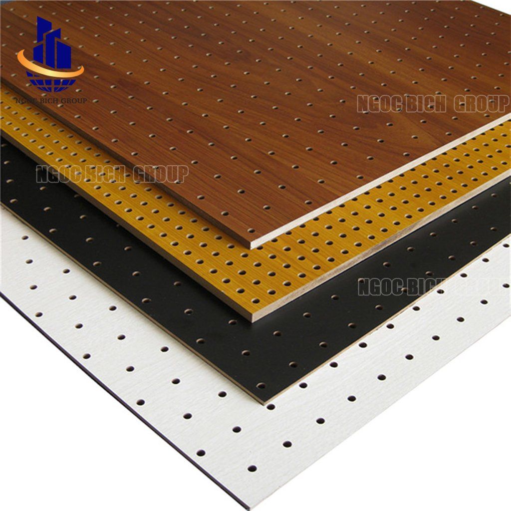 Tấm nhựa PVC tiêu âm đục lỗ 12mm