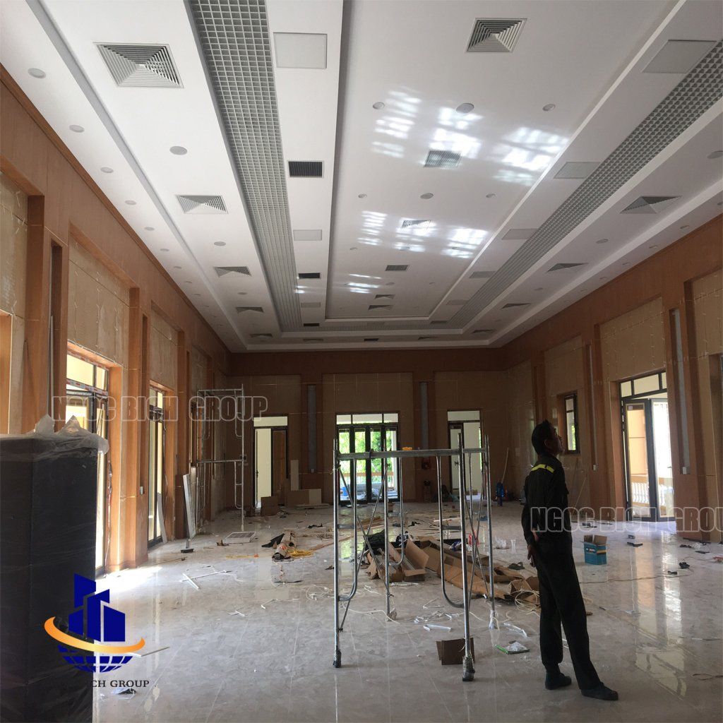 Tấm nhựa PVC tiêu âm đục lỗ 12mm