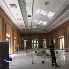 Tấm nhựa PVC tiêu âm đục lỗ 12mm