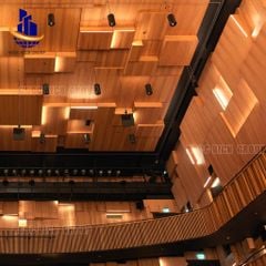 Tấm nhựa PVC tiêu âm xẻ rãnh 15mm