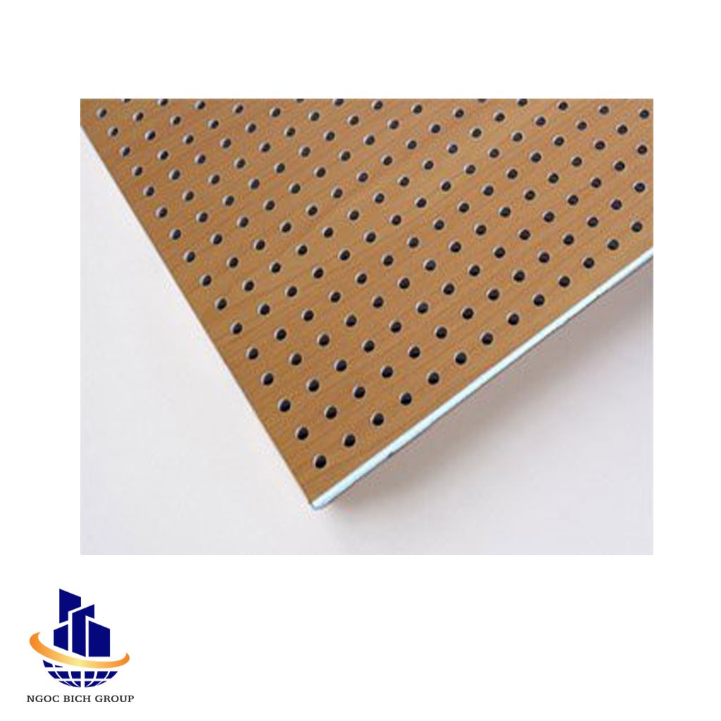 Tấm nhựa PVC tiêu âm đục lỗ 8mm