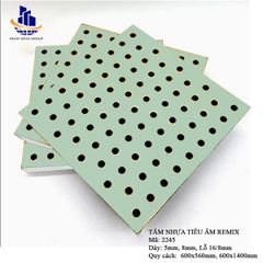 Tấm nhựa PVC tiêu âm đục lỗ 5mm
