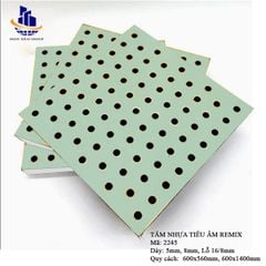 Tấm nhựa PVC tiêu âm đục lỗ 18mm