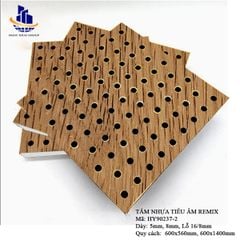 Tấm nhựa PVC tiêu âm đục lỗ 12mm
