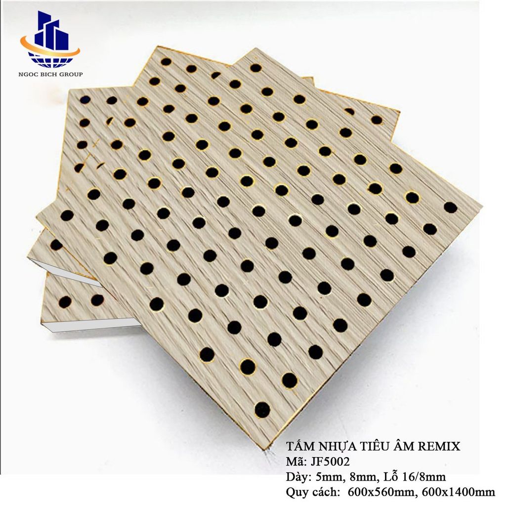 Tấm nhựa PVC tiêu âm đục lỗ 5mm