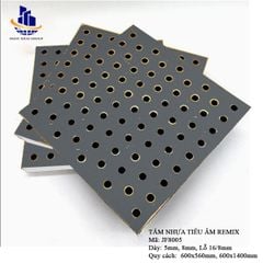 Tấm nhựa PVC tiêu âm đục lỗ 8mm