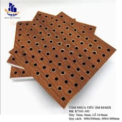 Tấm nhựa PVC tiêu âm đục lỗ 8mm