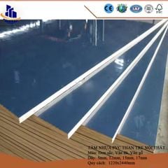 Tấm nhựa PVC than tre nội thất 17mm 0.55g/cm3