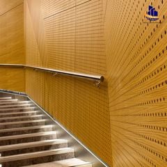 Tấm nhựa PVC tiêu âm đục lỗ 18mm