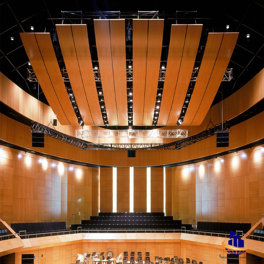 Gỗ tiêu âm đục lỗ  Remix 12mm  lõi xanh chống ẩm