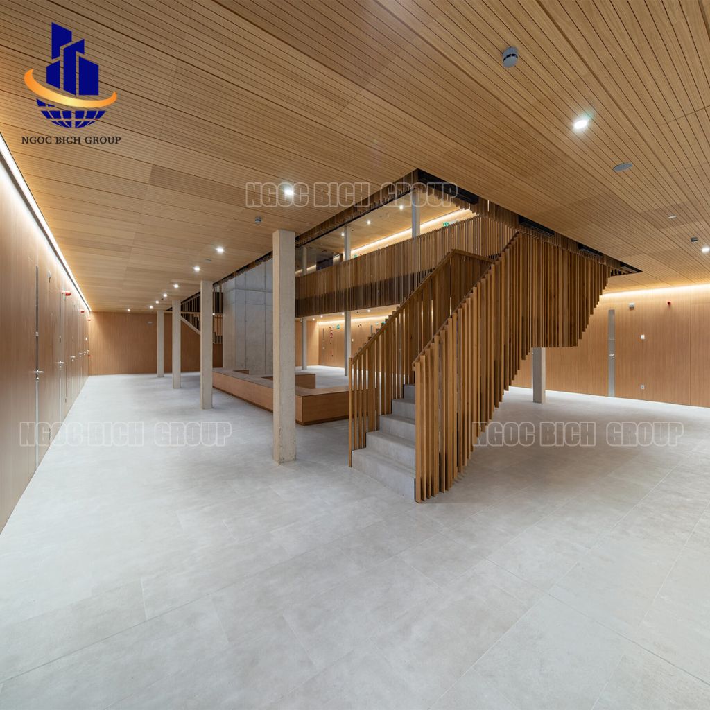 Gỗ tiêu âm xẻ rãnh  Remix 17mm lõi xanh chống ẩm