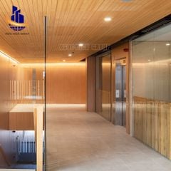 Gỗ tiêu âm xẻ rãnh Remix 12mm lõi thường