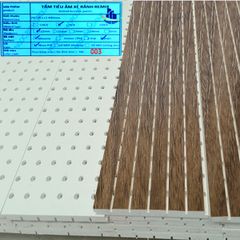Tấm nhựa PVC tiêu âm xẻ rãnh 12mm