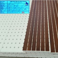 Tấm nhựa PVC tiêu âm xẻ rãnh 18mm