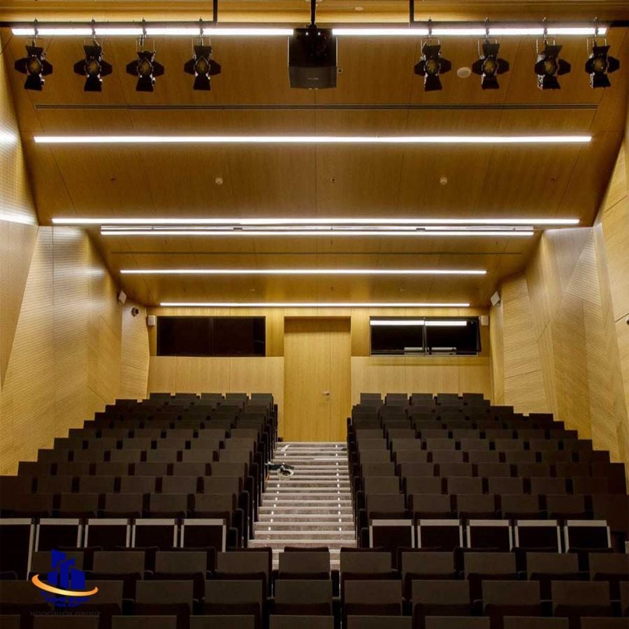 Tấm nhựa PVC tiêu âm xẻ rãnh 15mm