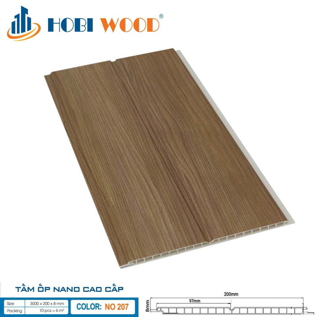 Tấm Ốp Nano Hobiwood 202