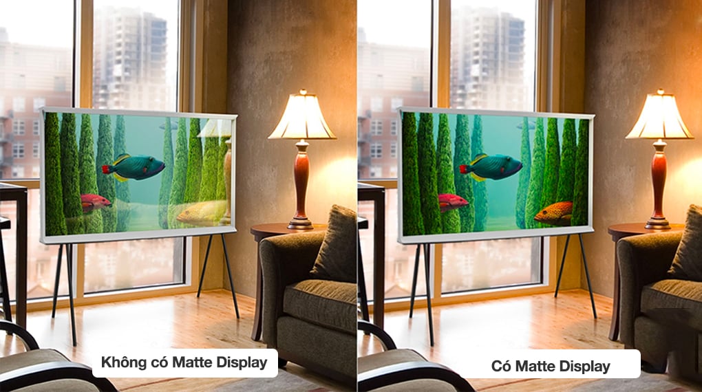 Smart Tivi Kiểu Chữ Có Chân The Serif QLED Samsung 4K 55 inch QA55LS01B - Công nghệ hình ảnh