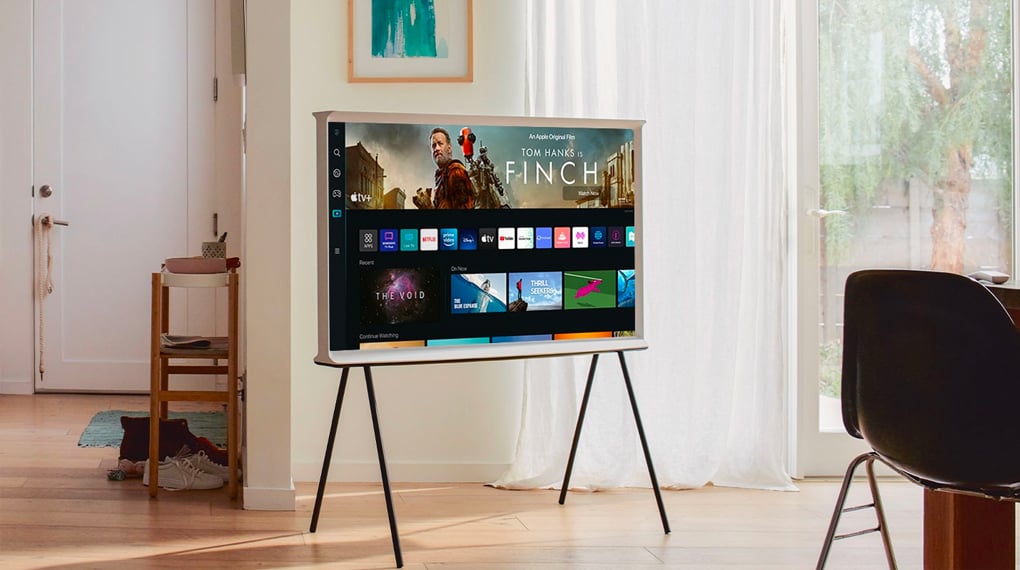 Smart Tivi Kiểu Chữ Có Chân The Serif QLED Samsung 4K 55 inch QA55LS01B - Hệ điều hành