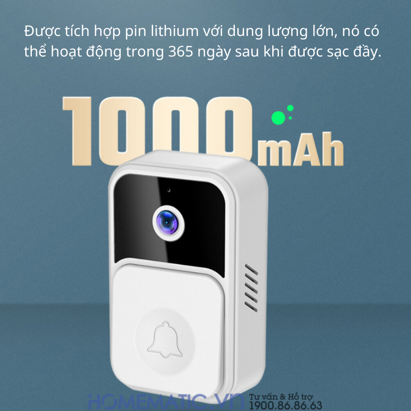 Timbre Wifi con Cámara V8 Inalámbrico: Seguridad Inteligente para tu Hogar - Timbre Wifi Con Camara V8 Inalambrico