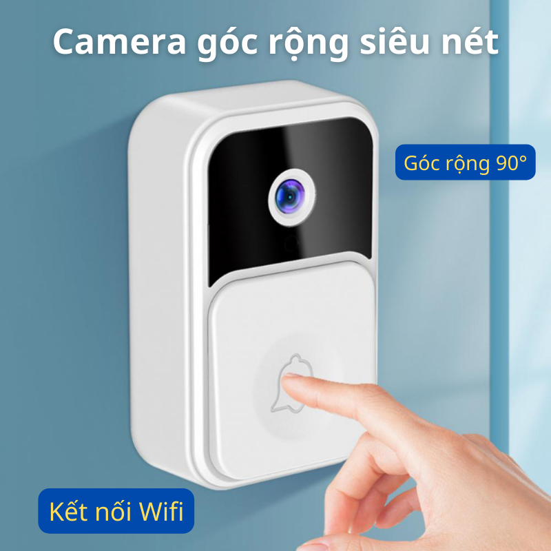 Chuông cửa có hình thông minh camera wifi Homematic HMV9 [Hỗ trợ đàm thoại 2 chiều đổi giọng]
