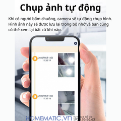 Chuông cửa có hình thông minh camera wifi Homematic HMV9 [Hỗ trợ đàm thoại 2 chiều đổi giọng]