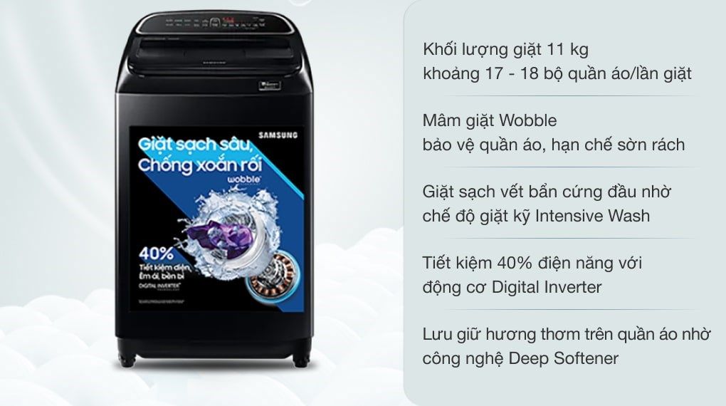 Máy Giặt Samsung Inverter 11 kg WA11T5260BV/SV