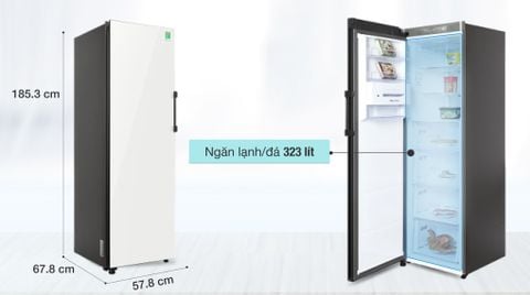 Tủ lạnh Samsung Inverter 323 lít RZ32T744535/SV (2 cánh)