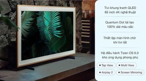 Smart Tivi Samsung Khung Tranh The Frame QLED 4K 65 inch QA65LS03A [ 65LS03A ] - Chính Hãng