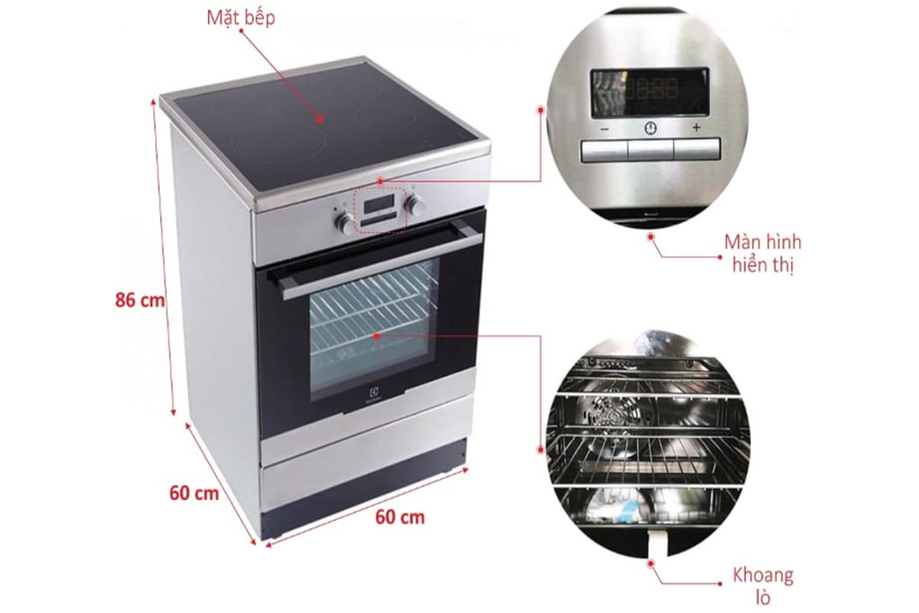 Nấu ăn nhanh chóng với mặt bếp có 4 vùng nấu