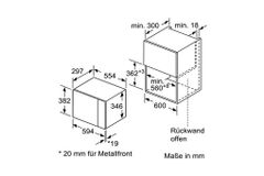 Lò vi sóng âm tủ BOSCH BFL524MB0 Serie 6