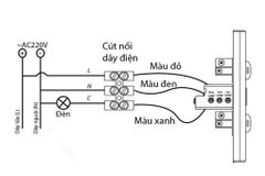 Bộ công tắc cảm biến chuyển động RADAR vi sóng Batto DCM10