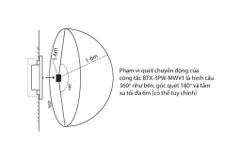 Công tắc cảm ứng chuyển động radar vi sóng (hạt pana wide) BTX-3PW-MWV1