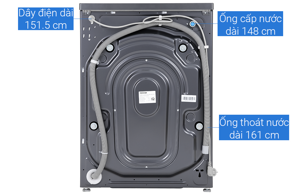 Máy giặt Toshiba Inverter 10.5Kg TW-BK115G4V(MG)