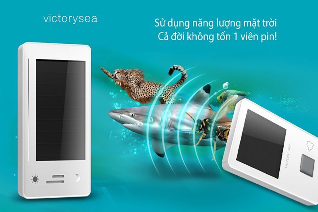 Chuông không dây pin sạc năng lượng mặt trời Victory Sea VS-1705