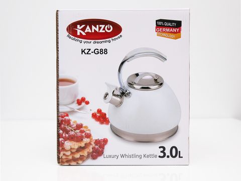 Ấm đun nước đáy từ có còi báo Luxury Kanzo KZ-G88 (3.0L)