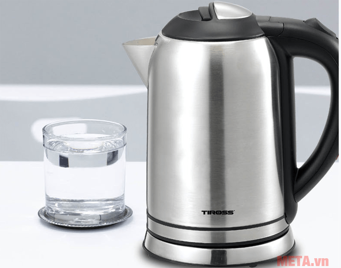 Hình ảnh ấm đun nước siêu tốc inox 304 Tiross TS1367