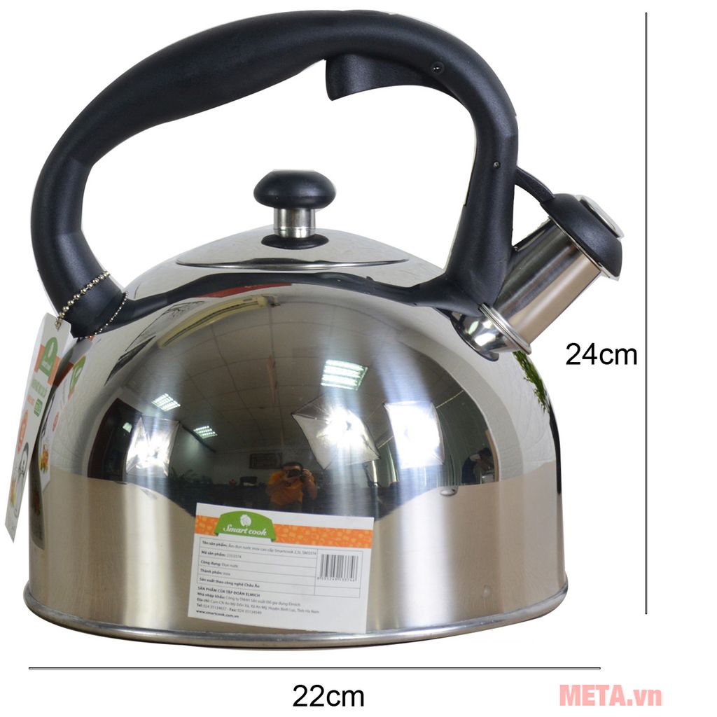 Ấm đun nước cao cấp Smartcook 2.5 lít SM3374 (2353374)