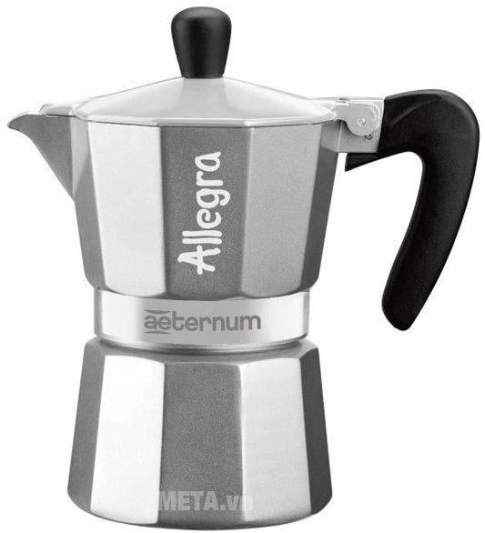 Ấm pha cà phê Aeternum Allegra 3Tz Silver BCM 6015 có kiểu dáng nhỏ gọn