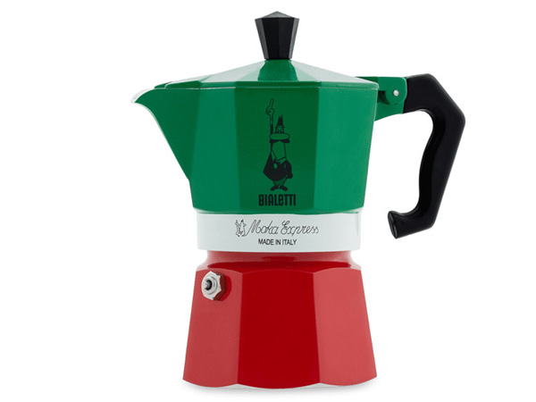 Hình ảnh ấm pha cà phê Bialetti Moka Express 3TZ Tricolore 0005322/NP